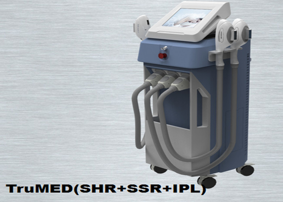 आईपीएल पिगमेंटेशन बॉडी हेयर रिमूवल मशीन 3 हैंडल 10.4 &quot;एलसीडी टच स्क्रीन के साथ वर्टिकल
